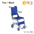 Safe Ultralight Aluminum Transit Lightweight Wheelchairwith Seat Belt